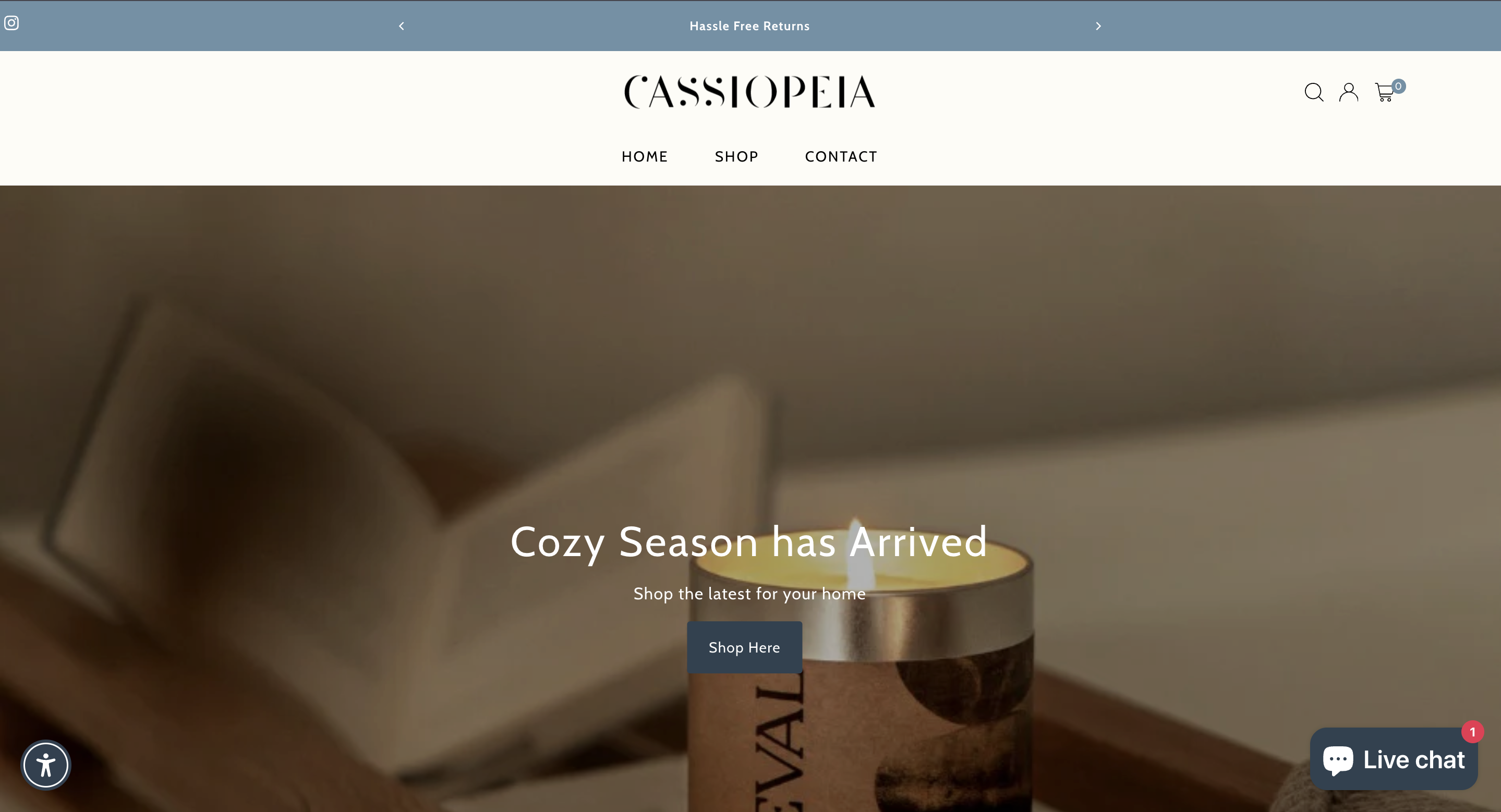 Cassiopeia Website